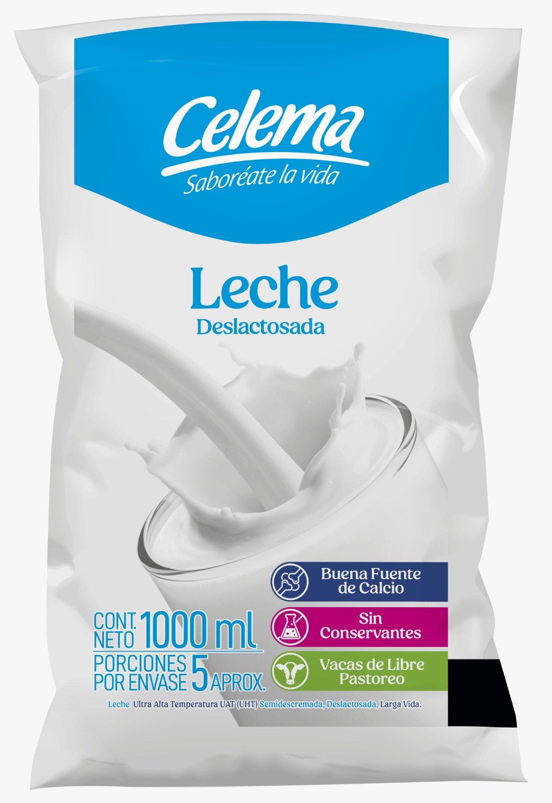 Leche liquida Deslactosada Celema 1.000 ml x 6 unds